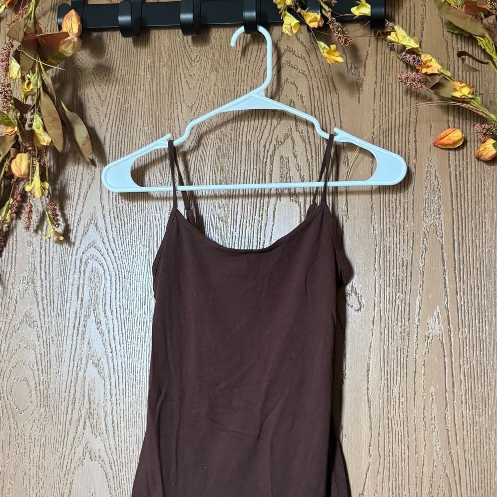 Forever 21 Chocolate Brown Tank Top